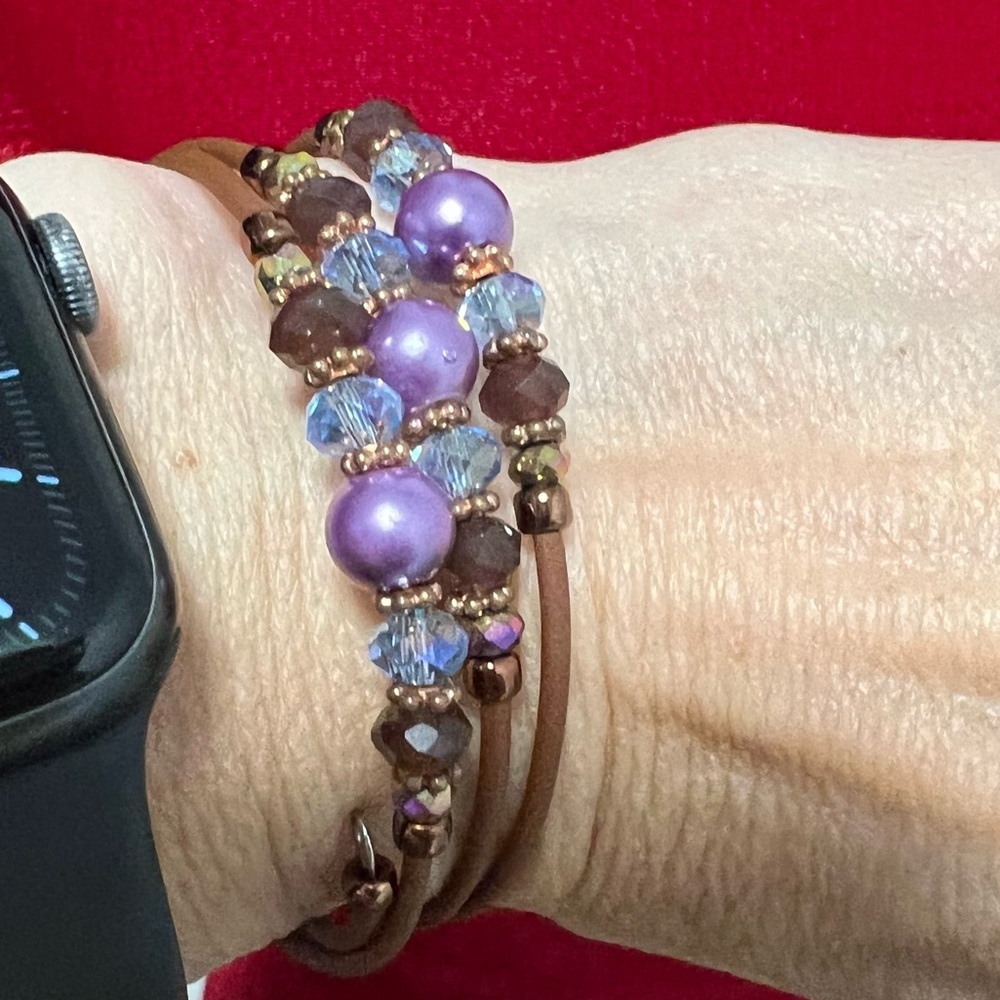 Fun coil bracelet